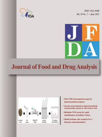 JOURNAL OF FOOD AND DRUG ANALYSIS